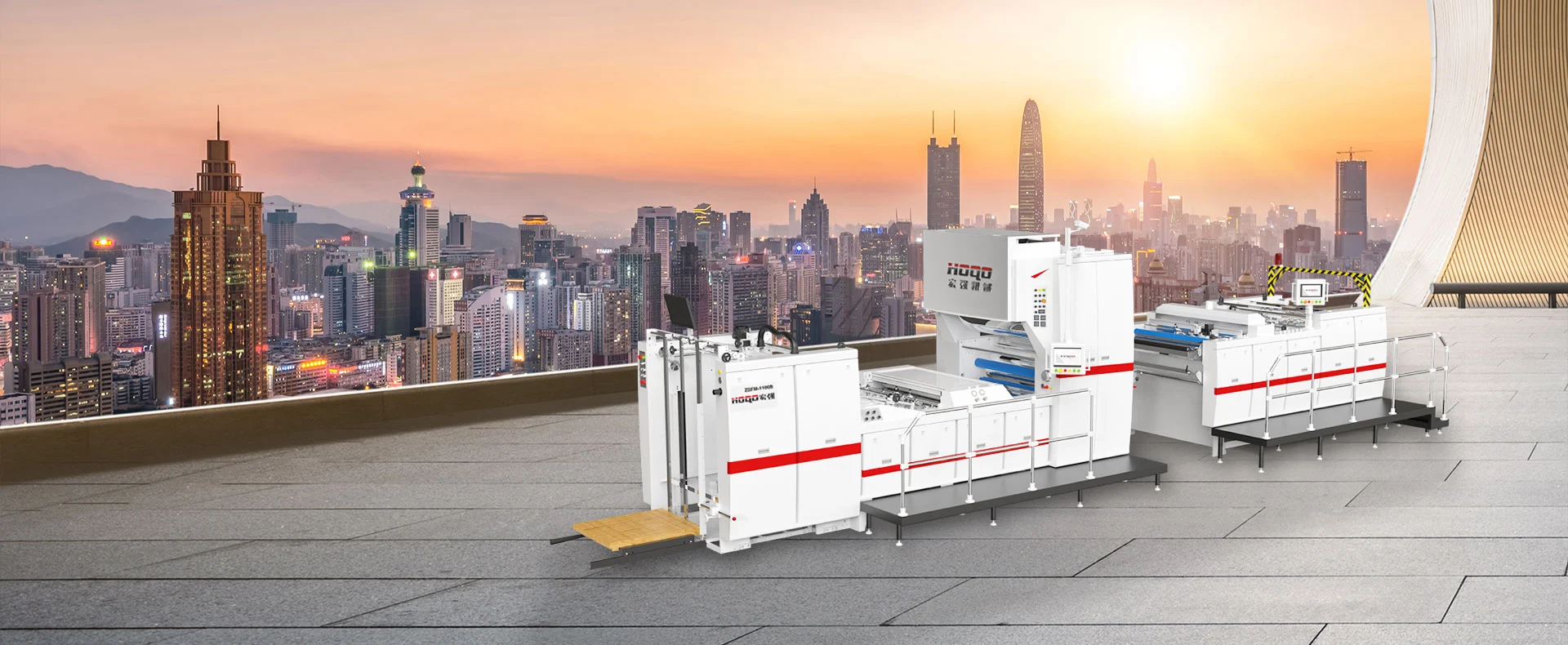 자동 라미네이팅 기계 공장